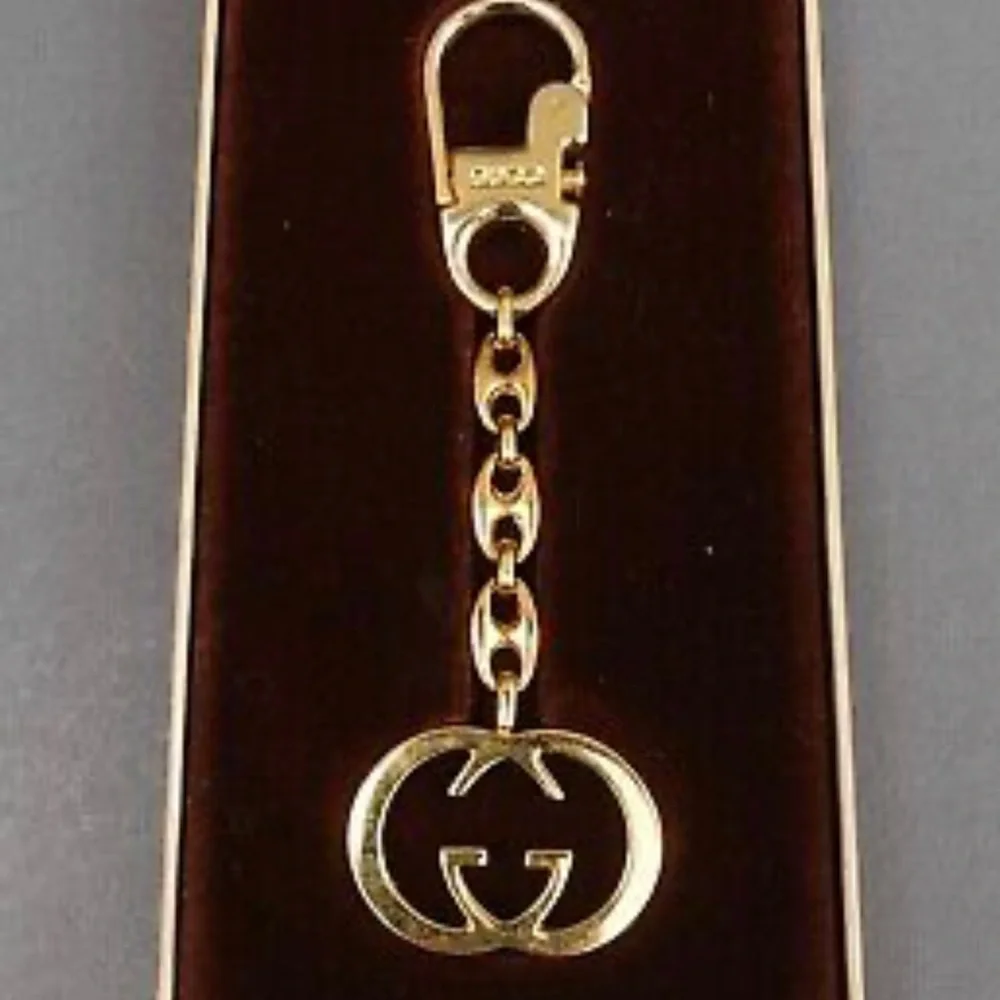 GUCCI Vintage gold plated keychain - - Picture 2 of 9